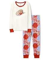 Girls Cowgirl Cotton 2-Piece Pajamas - Gymmies