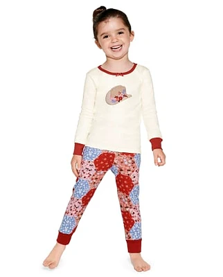 Girls Cowgirl Cotton 2-Piece Pajamas - Gymmies