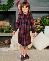 Girls Plaid Flannel Nightgown - Gymmies