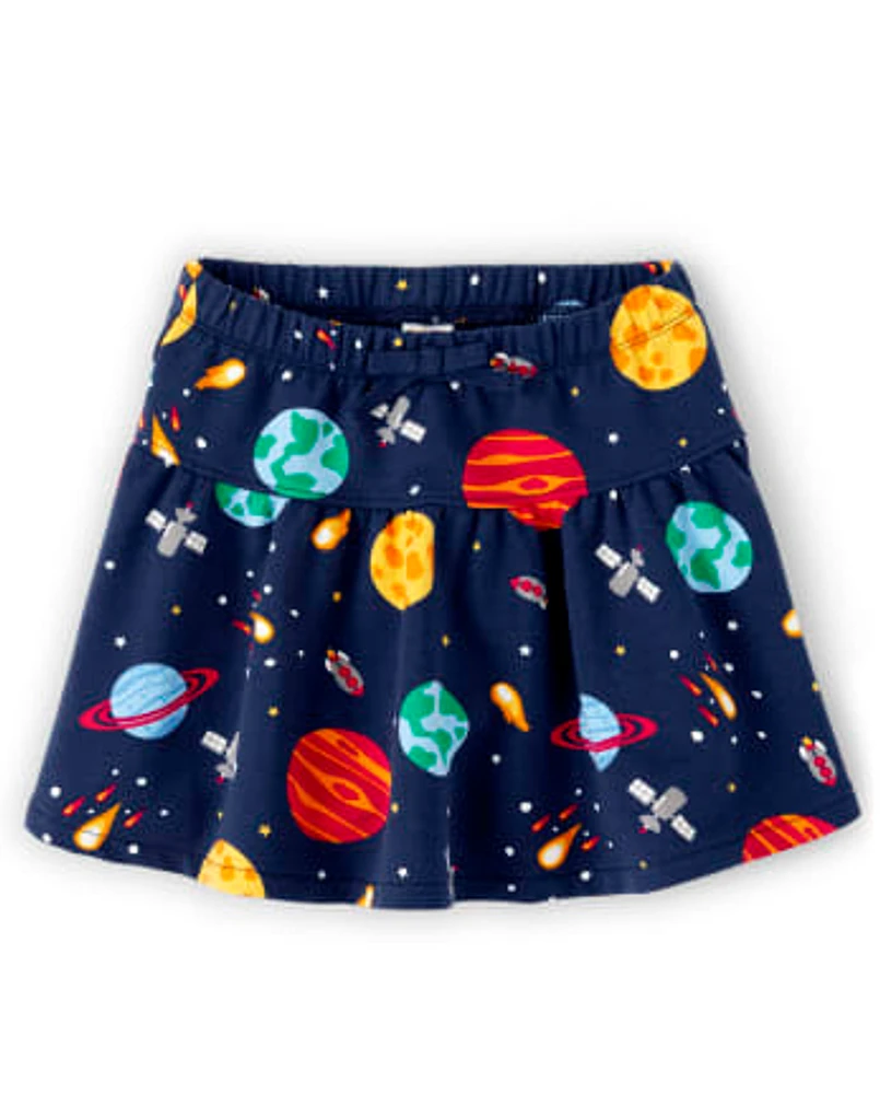 Girls Space Skort - Comet Club