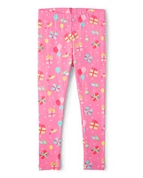 Girls Birthday Leggings - Boutique