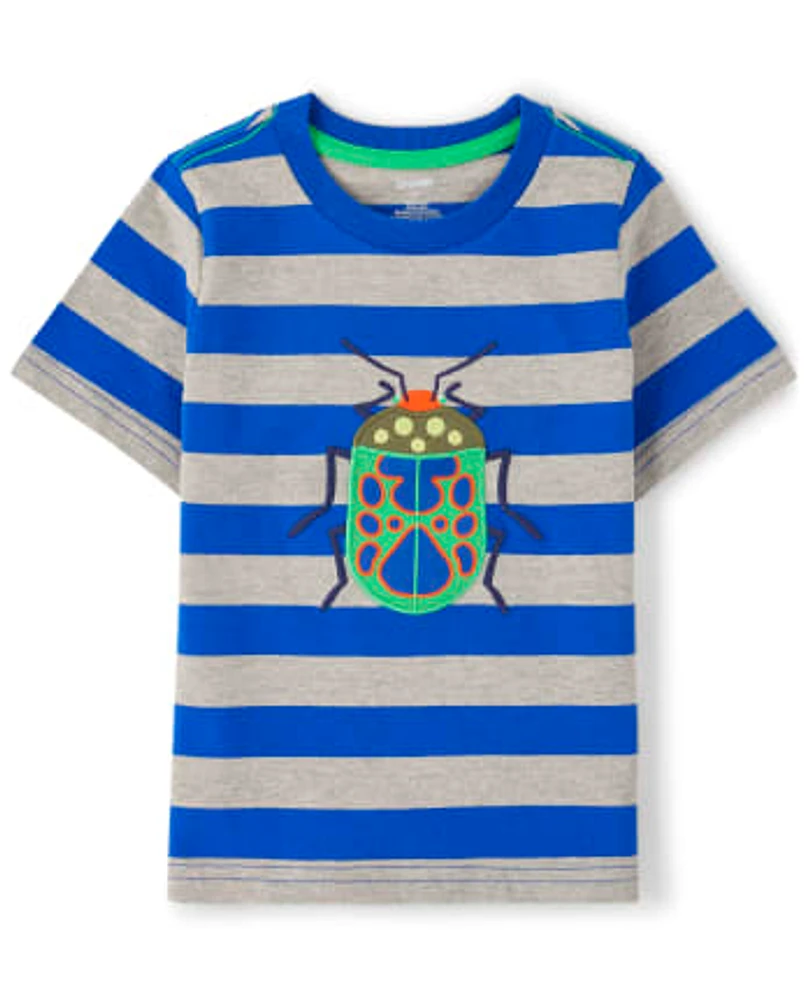 Boys Striped Bug Top - Backyard Explorer