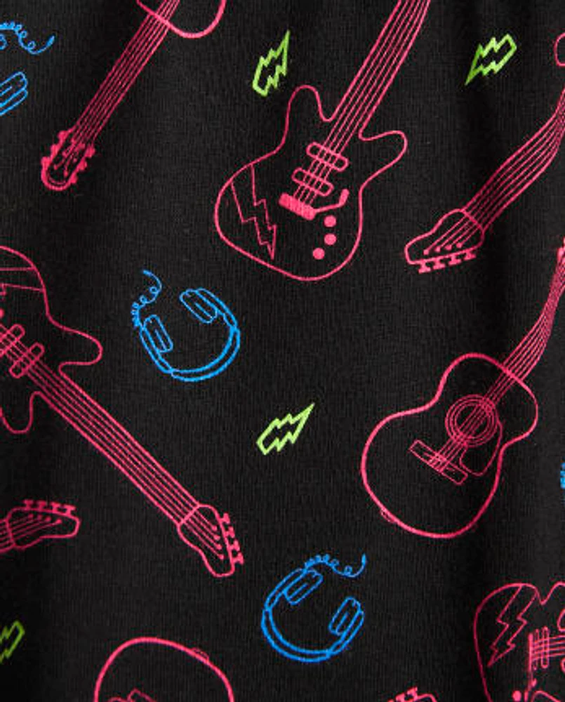 Girls Guitar Leggings - Rock Academy