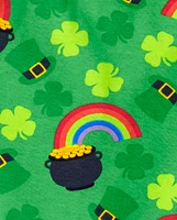 Girls St. Patrick's Day Leggings - Little Leprechaun