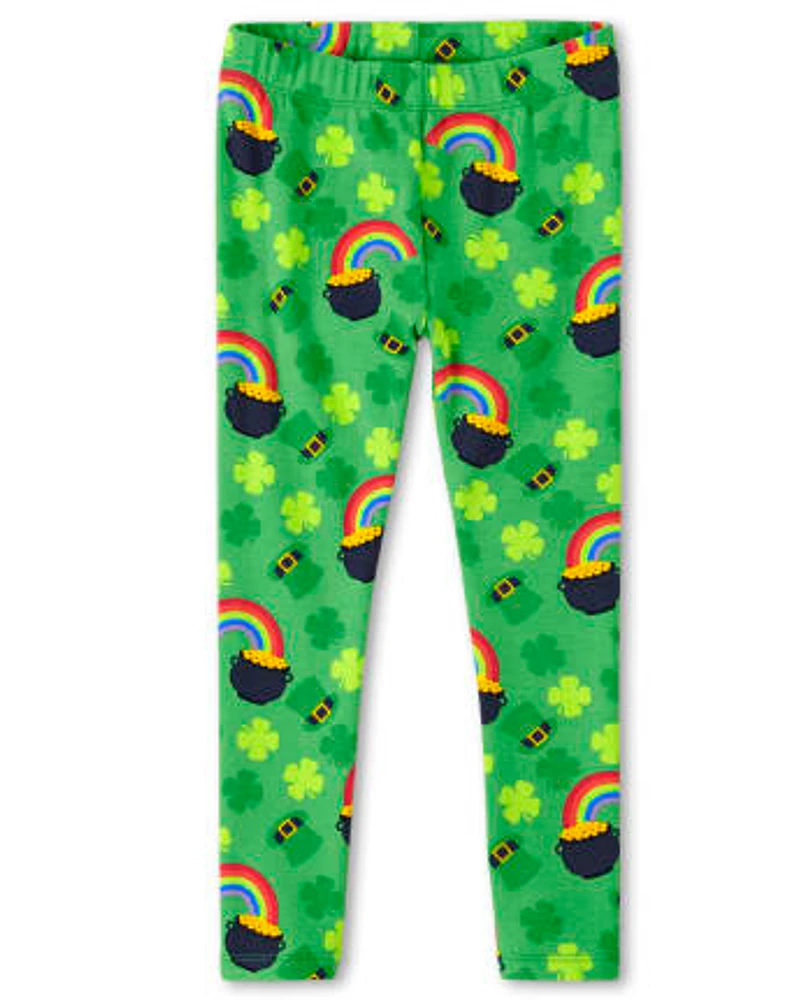 Leggings de la Saint-Patrick pour fille - Petit lutin