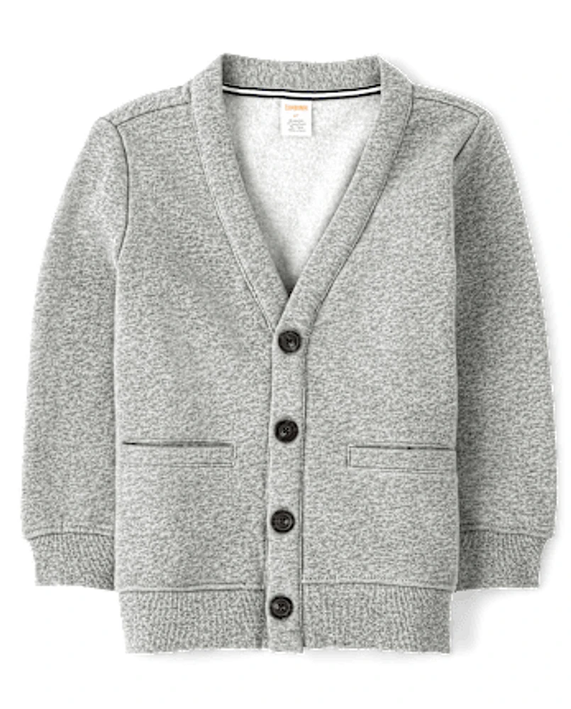 Boys Fleece Cardigan - Uniform