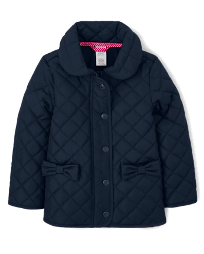 Girls Quilted Jacket - Uniform