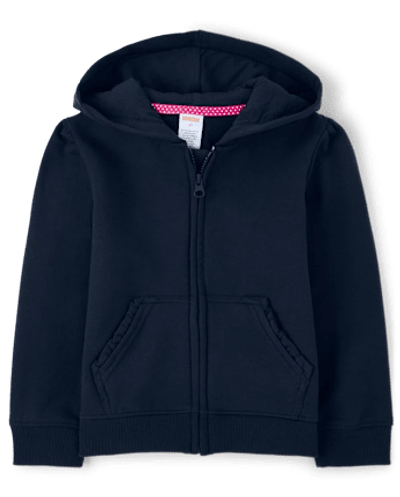 Girls Zip Up Hoodie