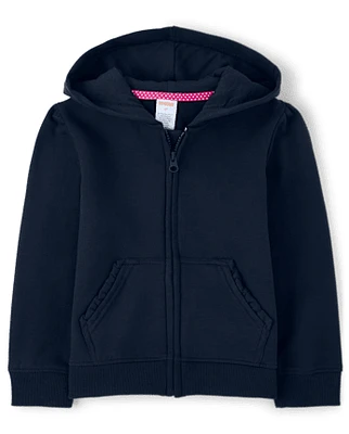 Girls Zip Up Hoodie