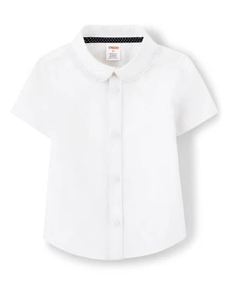 Chemise boutonnée en Oxford antitache et antifroissement Fille - Uniform