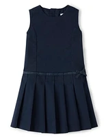 Girls Stain and Wrinkle-Resistant Pleated Jumper