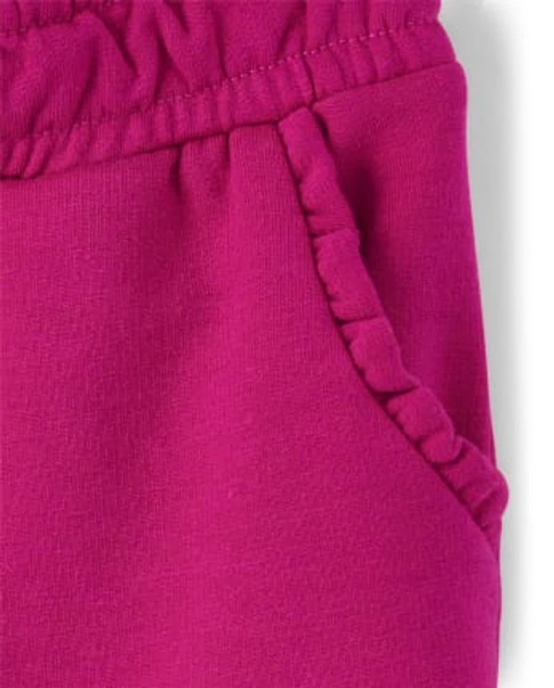 Girls Fleece Jogger Pants