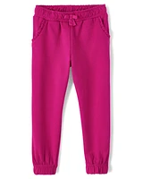 Girls Fleece Jogger Pants