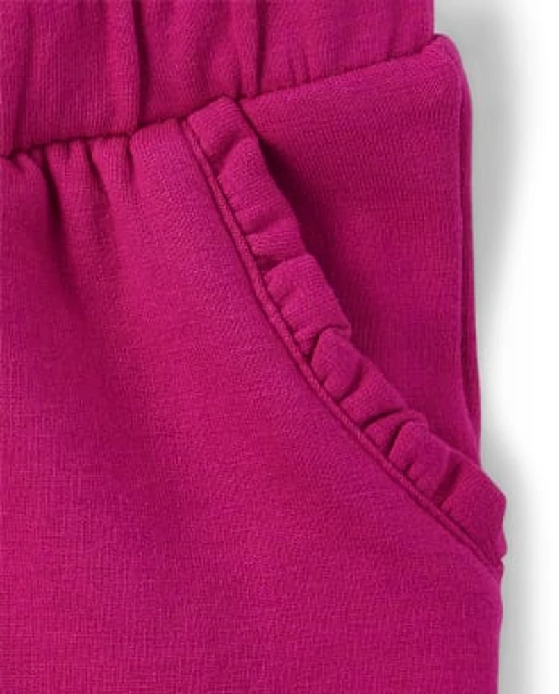 Girls Fleece Shorts