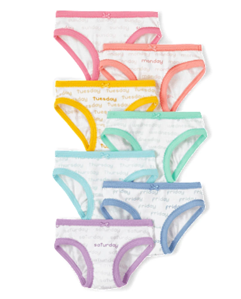 Girls Days Of The Week Underwear 7-Pack - Uniform