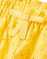 Girls Eyelet Shorts - Pineapple Punch