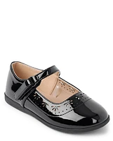 Girls Perforated Mary Jane Flats - Uniform