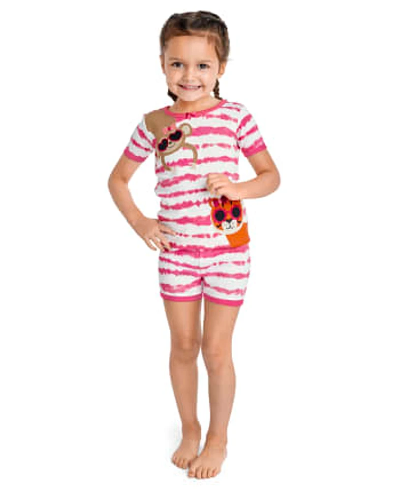 Girls Animal Snug Fit Cotton Pajamas - Gymmies