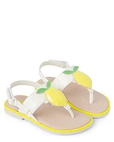 Sandales Fille Applique Citron - Citrus & Sunshine