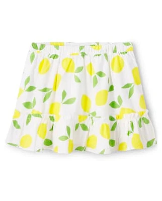 Jupe-short Fille Lemon Ruffle - Citrus & Sunshine