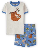 Boys Sloth Snug Fit Cotton Pajamas - Gymmies