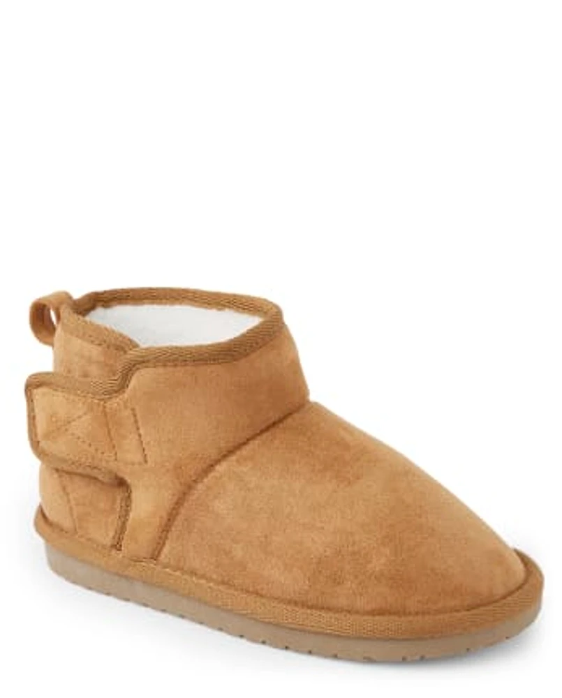 Boys Faux Suede Boots