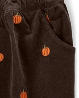 Girls Pumpkin Corduroy Skort - Perfect