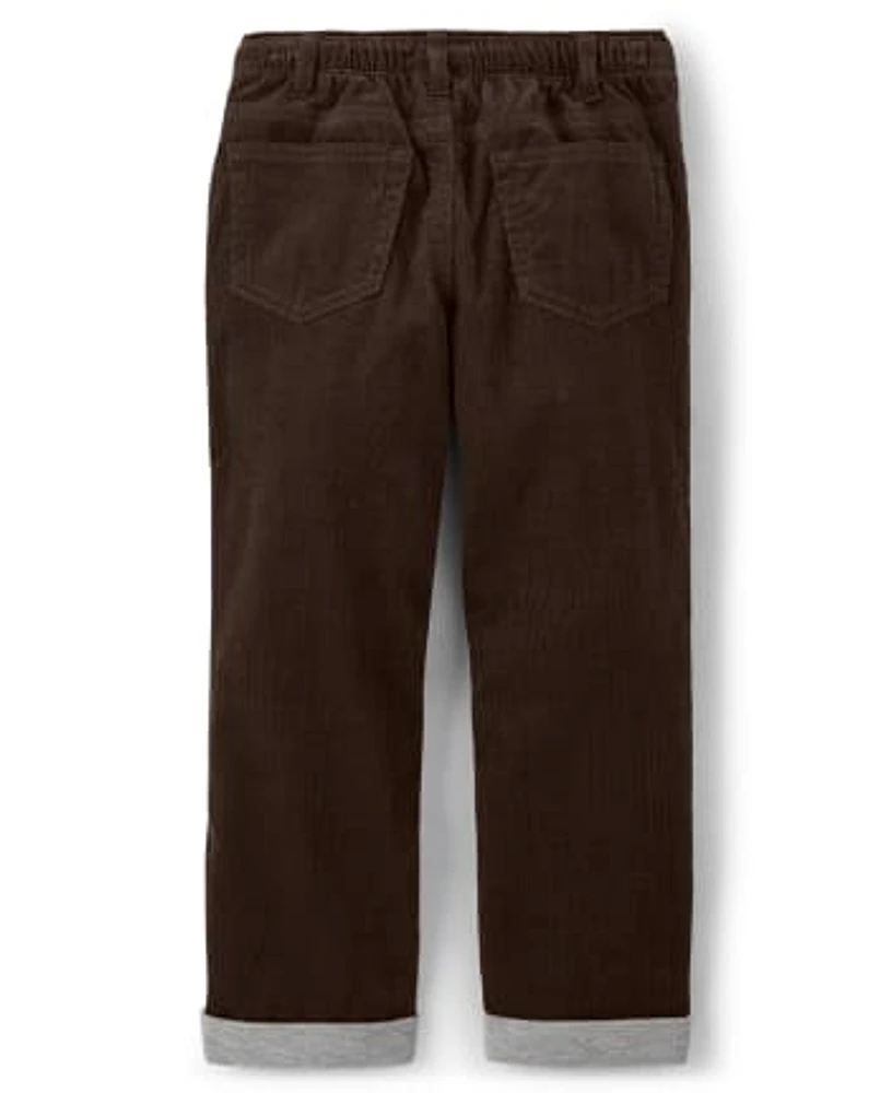 Boys Corduroy Pull On Pants