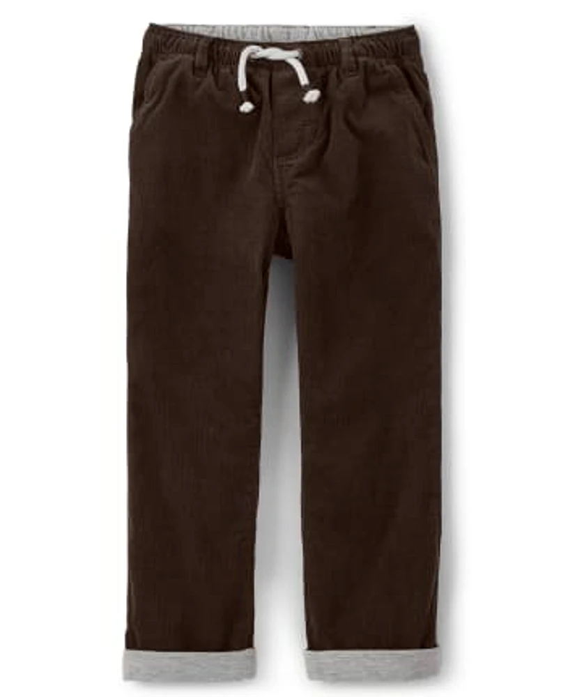 Boys Corduroy Pull On Pants