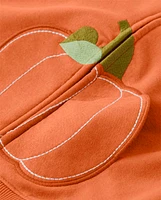 Fille Pumpkin Zip Up Kangourous - Perfect