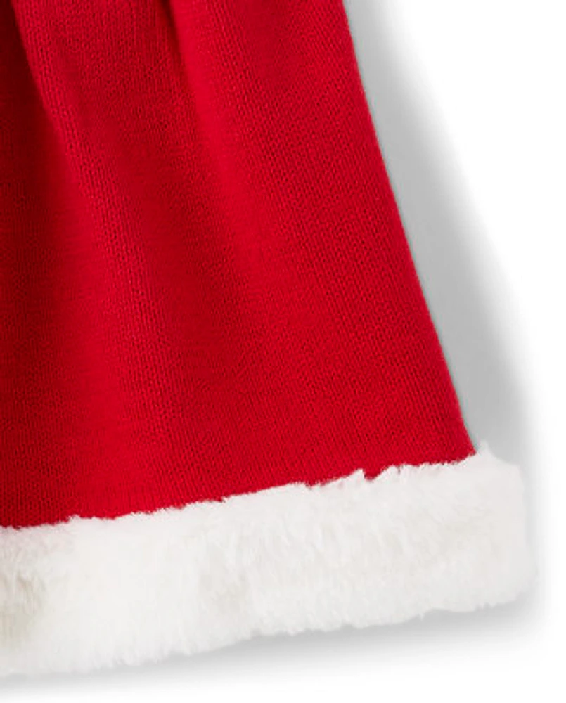 Girls Santa Skirt - Holiday Express