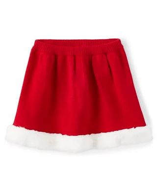 Girls Santa Skirt - Holiday Express