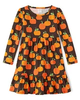 Girls Pumpkin Dress - Perfect