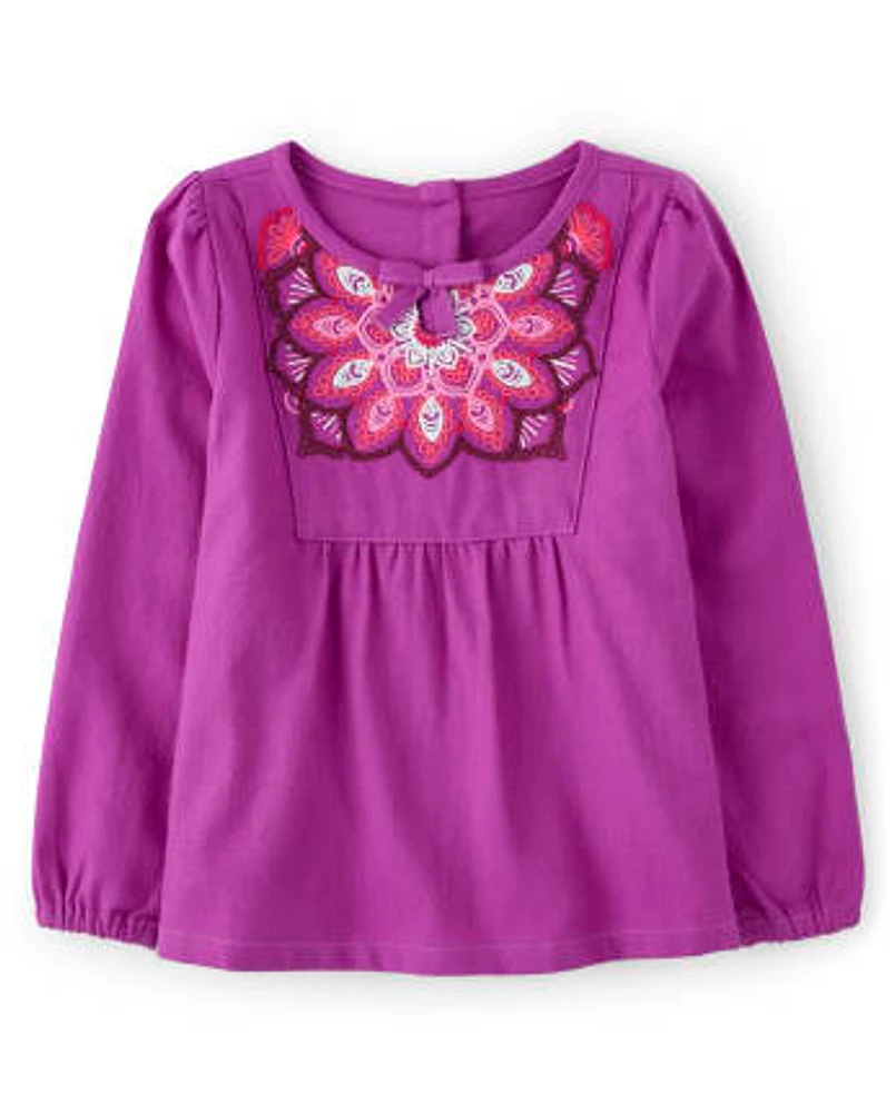 Girls Mandala Top - Spice Market