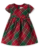 Baby Girls Matching Family Plaid Dress - Holiday Traditions