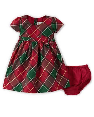 Baby Girls Matching Family Plaid Dress - Holiday Traditions