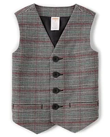 Boys Plaid Vest - Perfect Present