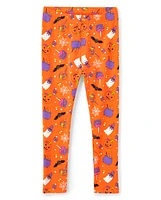 Girls Halloween Leggings - Trick or Treat