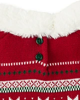 Robe pull en jacquard flocon de neige Fille - Holiday Traditions