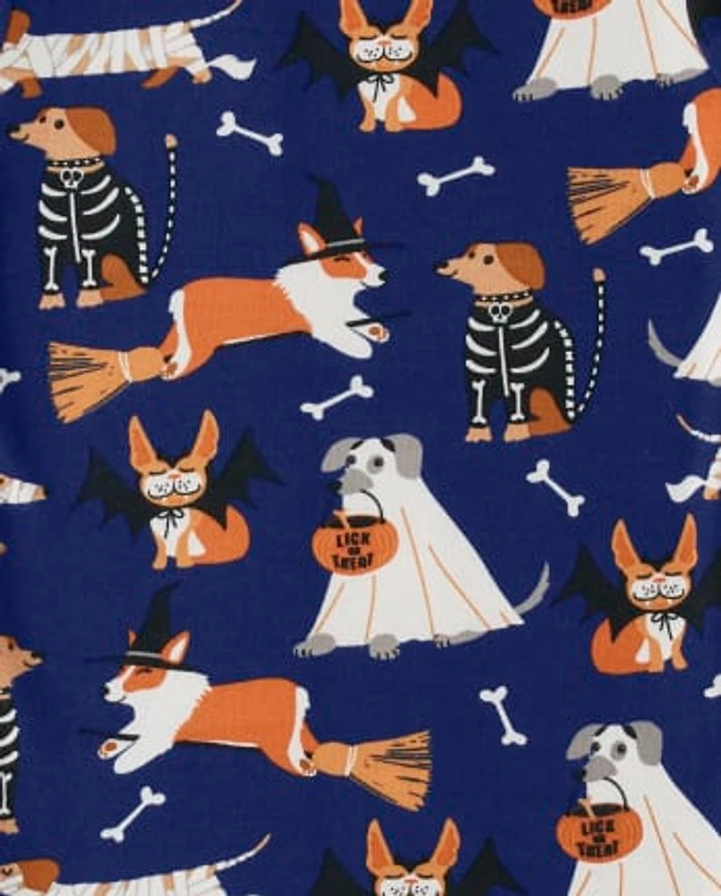 Boys Halloween Dog Snug Fit Cotton Pajamas - Gymmies