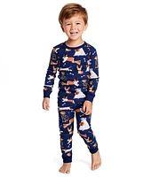 Boys Halloween Dog Snug Fit Cotton Pajamas - Gymmies