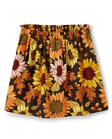 Girls Sunflower Skort - Autumn Harvest