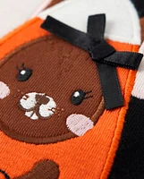 Girls Embroidered Mouse Top - Trick or Treat