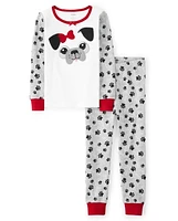 Girls Pug Snug Fit Cotton Pajamas - Gymmies