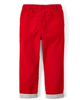 Boys Corduroy Pull On Pants - Holiday Express