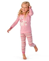 Girls Polar Bear Snug Fit Cotton Pajamas - Gymmies