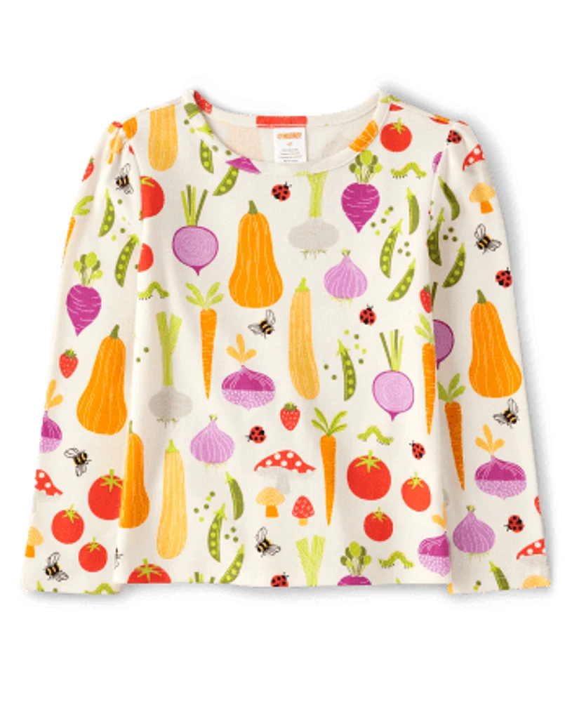 Girls Vegetable Top - Little Sprout