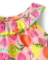 Cache-maillot à volants Fille Fruit - Splish-Splash