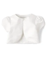 Girls Satin Bolero Jacket - Special Occasions