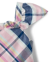 Girls Matching Family Plaid Dress - Spring Celebrations